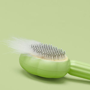 แปรงกำจัดขนสัตว์เลี้ยง แปรงอาบน้ำ ดีไซน์รูปฟักทอง ใช้ซ้ำได้ เป็นมิตรกับสิ่งแวดล้อม แปรงหวีพลาสติกสำหรับแมว สุนัข นวดได้ - Product Image 4