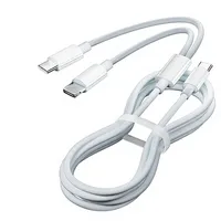 Câble de charge rapide Micro USB Type C 2m de longueur pour téléphones mobiles, transfert de données et chargeur rapide, vente en gros