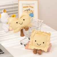 Gantungan Kunci Boneka Keju Kawaii, Bahan Katun PP Lembut, Liontin Makanan untuk Dekorasi Tas Ransel dan Hadiah Ulang Tahun