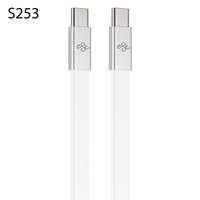 Cable de 240W de carga súper rápida tipo C Cable DE DATOS USB de silicona Velocidad de carga rápida para teléfono móvil Computadora personal