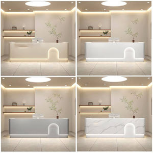 Mostrador de recepción sólido moderno, salón de belleza, <span class=keywords><strong>barber</strong></span>ía, tienda de ropa, Hotel, Simple, Popular, cajero, Mostrador de Bar - Product Image 3