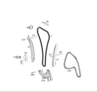 0009931078 Pièces et accessoires automobiles pour Benz M271/W204/C200, nouveau kit de chaîne de distribution moteur pour INA