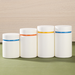 150ml 175ml 200ml HDPE Blanco Frascos de Medicina de plástico de grado alimenticio Botellas DE SALUD Tableta Botella de muestra Latas de cápsula para uso de <span class=keywords><strong>farmacia</strong></span> - Product Image 5