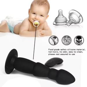 <b>Remote</b> Control Strong <b>Vibration</b> Silicone Anal Vibrator Waterproof Butt Plug Sex Toy - Product Image 4