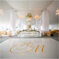 Autocollant de sol personnalisé pour mariage, amovible, auto-adhésif, en vinyle, pour la décoration de l'entrée, du chemin et de la réception du mariage