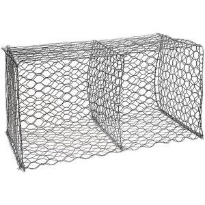 Panier gabion en treillis soudé hexagonal galvanisé à chaud et recouvert de PVC, robuste, pour la protection des berges fluviales - Product Image 5