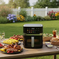 Nouvelle friteuse à air numérique à écran couleur, 6,5 litres, appareils de cuisine, ustensiles de cuisine, cuisson saine sans huile, meilleure qualité