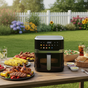 <span class=keywords><strong>Freidora</strong></span> <span class=keywords><strong>de</strong></span> <span class=keywords><strong>Aire</strong></span> <span class=keywords><strong>de</strong></span> 6.5 Litros con Pantalla a Color y Control Digital, Electrodoméstico <span class=keywords><strong>de</strong></span> Cocina, Cocina Saludable sin Aceite, la <span class=keywords><strong>Mejor</strong></span> Calidad - Product Image 2