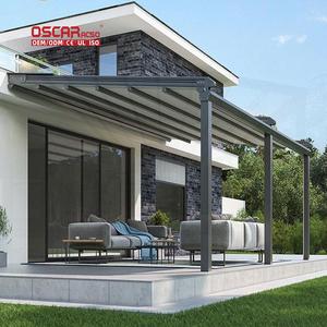 Système de pergola rétractable et pliable pour patio avec couverture extérieure, auvent rétractable pour jardin, balcon, terrasse - Product Image 1