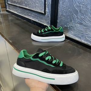 Chaussures de sport respirantes en maille à lacets pour hommes, bout rond, semelle épaisse, collection Printemps-Été 2026, multicolores - Product Image 6