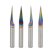 Weix Vente à Chaud Extreme DLC-Rainbow Haute Performance CNC Fraise Routeur Bit CNC Accessoires