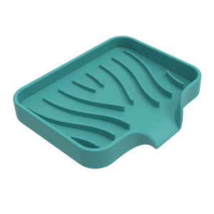 Wholesale Non-slip Flexible Silicone Container Soap Dish Holder Silicone Soap Tray Kitchen and Bathroom Soap Dish