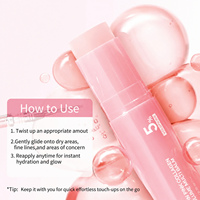 Baume Multi-usages Avancé au Collagène Rose Marque Blanche pour Lèvres, Visage et Corps – 5% PDRN Anti-âge, Anti-rides, Éclaircissant et Hydratant en Stick