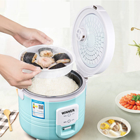 Cuisinière à riz électrique portable 2L/3L/5L à prix de gros, avec tasse à mesurer et cuve antiadhésive pour restaurants et usage domestique