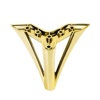 Winstar Y-Form Modernes Design Metall möbel Basis Füße Kunststoff Dreieck Goldene Schlafs ofa Beine für Küche Krankenhaus & Schule