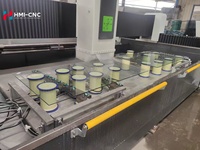 Máquina de Centro de Procesamiento de Vidrio CNC de 3 Ejes, 3-20 mm, Automática, para Corte, Perforación, Fresado, Pulido y Rectificado de Espejos de Vidrio