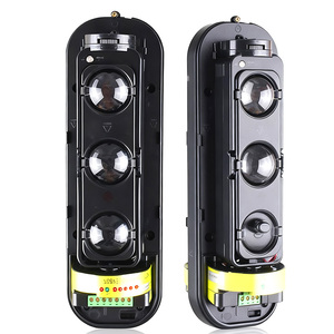 Chu vi báo động chùm quang điện cảm biến không dây <span class=keywords><strong>433MHz</strong></span> 3 chùm hoạt động dò hồng ngoại 250m ngoài trời - Product Image 3