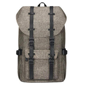 Sac à dos unisexe en cuir PU à rabat, sac de randonnée, sac à dos de trekking, sac à dos pour l'école, le bureau, le collège - Product Image 5