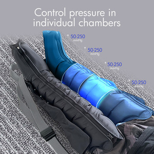 Masajeador de Piernas con 8 Cámaras y 5 Modos de Masaje, Botas de Compresión de Aire para Circulación, Botas de Recuperación Recargables - Product Image 2