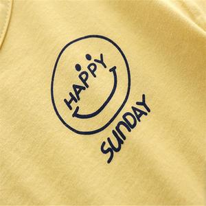 Vêtements de boutique pour enfants en gros, dernières tendances coréennes, t-shirts unis pour garçons, fournisseur chinois - Product Image 5