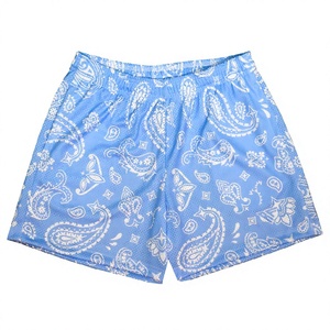 Shorts décontractés à taille élastique avec cordon de serrage, légers, pour l'été, la plage, avec poche, pour le printemps, la randonnée en plein air, le travail - Product Image 1