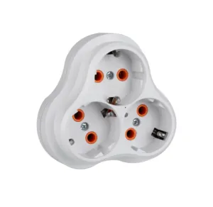 2 Pin Plug Ke 3 Schuko Socket 3 Prong Socket Adapter Schuko Plug Socket Plug