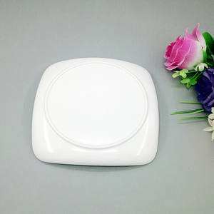 Assiette Carrée Moderne Personnalisable avec Logo, <span class=keywords><strong>Vaisselle</strong></span> de Dîner Écologique en Mélamine Blanche Incassable - Product Image 6