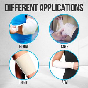 Fabricant personnalisé de différentes tailles de <span class=keywords><strong>bandage</strong></span> de genou de <span class=keywords><strong>doigt</strong></span> <span class=keywords><strong>tubulaire</strong></span> élastique en coton - Product Image 6