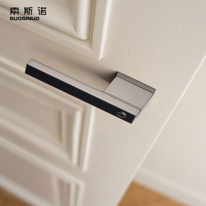 Simple Design Privacy Access <strong>Door</strong> <strong>Knob</strong> <strong>Black</strong> Gray Bathroom <strong>Knob</strong> High Standard Passage Interior <strong>Door</strong> Lock Set - Product Image 1