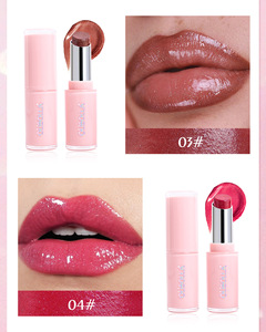 Rouge à lèvres solide hydratant et illuminant effet miroir longue tenue végétalien MLM personnalisé – Finition brillante - Product Image 1