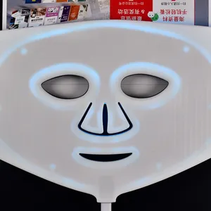 Masker Wajah Led 7 warna foton jerawat, instrumen kecantikan pengangkatan wajah