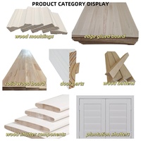 Encimeras y encimeras de cocina de tamaño personalizado JLD de tableros articulados con dedos de madera de pino radiata Paulownia