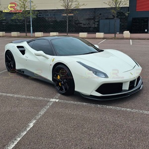 Vorstein Style Dry Carbon Fiber Front <b>Diffuser</b> <b>for</b> Ferrari 488 GTB Spider 2015-2018 Plain Weave Front Lip <b>Car</b> Body KIts Parts - Product Image 6