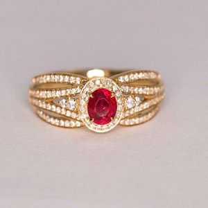 Anello Intrecciato con Zirconi per Donne, Elegante Gioiello da Dito, Regalo di Compleanno alla Moda - Product Image 3