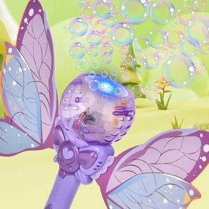Varita Mágica de Princesa con Luz y Música, Máquina de Burbujas Automática, Juguete Eléctrico de Mano Luminoso para Niñas - Product Image 2