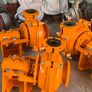 Bomba Centrífuga Horizontal para Lodos Serie ZJ/AHR 4/3, Cuerpo de Hierro Fundido Grueso, Revestimiento de Goma, Resistente a la Abrasión, para Residuos de Minería - Product Image 2