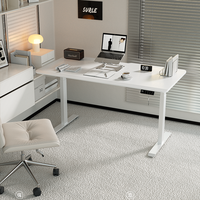 Cadre de bureau électrique à double moteur réglable en hauteur, mobilier de bureau moderne, table d'ordinateur, bureau debout