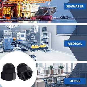 工厂定制不锈钢橡实六角<span class=keywords><strong>ca</strong></span>-p螺母家具六角连接圆顶头车轮螺母 - Product Image 5