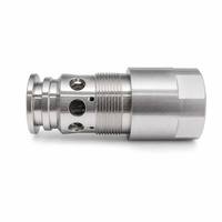 Corps de soupape de décharge hydraulique pour excavatrice, usiné sur mesure CNC, en acier inoxydable, usinage de précision OEM, certifié IATF 16949, directement de l'usine