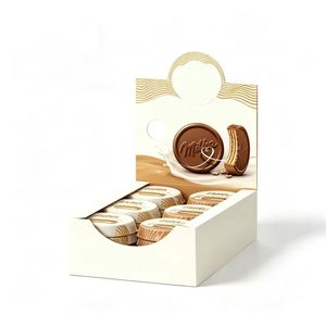 Berry & Mika Pastry Display Box Self-Erecting Paperboard Packaging Four-Color Printed Retail Merchandising Tray - Product Image 3