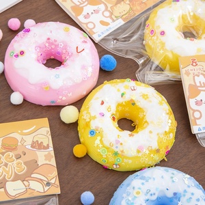Donut Stress Relief Squeeze Toy Cute Slow <b>Rebound</b> TPR Realistic Food Theme Pinch Toy Small Gift for Kids - Product Image 5