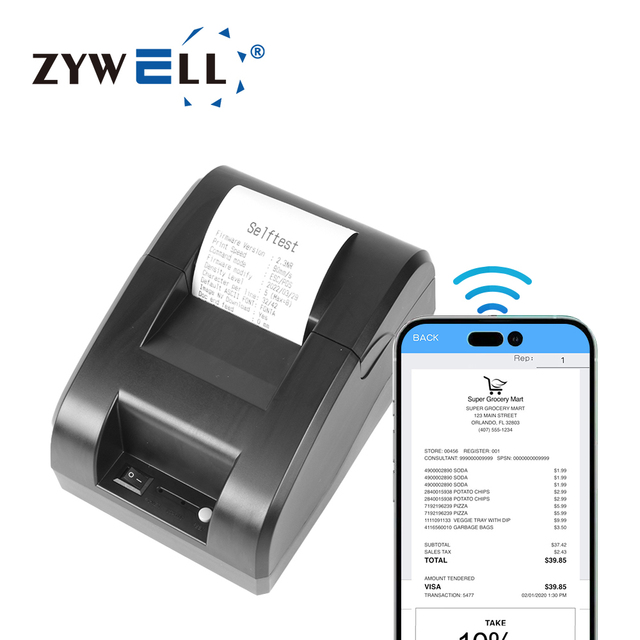 Cheap USB WIFI Bill Printer Mini Pos Tickets Invoice Thermal Printer 58mm Receipt Printer