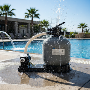 Système de <span class=keywords><strong>filtration</strong></span> d'eau pour <span class=keywords><strong>piscine</strong></span> Pikes, filtre à sable en fibre de verre, pompe 1HP <span class=keywords><strong>12m3</strong></span>/h 220V, purification efficace de l'eau, solution tout-en-un - Product Image 1