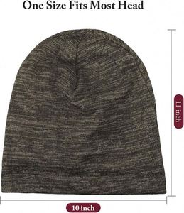 Wholesale Unisex Chemo Beanies with Hair Care Satin Lining Digital Printing Image Style Soft Cotton Keep <b>Warm</b> Outdoor <b>Hat</b> - Product Image 2