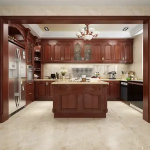 Hot Selling European Style Customize Design Kitchen Cabinet Self Assemble Kitchen Cabinets
