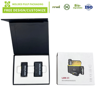 Inserts en pulpe moulée sur mesure pour emballages cosmétiques, boîtes en pulpe moulée pour produits électroniques, fabricant de pulpe de papier recyclable