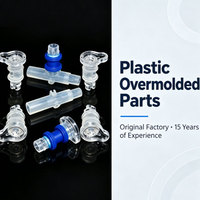 Pièces moulées par surmoulage plastique sur mesure, moulage par injection de précision pour connecteur de véhicule électrique, capteur, joint étanche