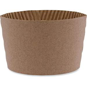 Boardwalk Kraft 1,200/Carton <b>Paper</b> & Paperboards <b>Cup</b> Sleeves for 10 oz to 20 oz Hot <b>Cups</b> - Product Image 3