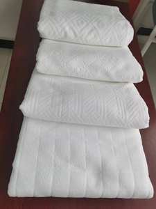 ملابس إسلامية للرجال المسلمين، إحرام من المايكروفايبر، منشفة بحجم قطعة قماش للبالغين، ملابس إحرام للحج، طقم من قطعتين من البوليستر الأبيض - Product Image 5