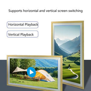 Decorazione per la casa Android Art Frame LCD Digital Signage cornice per museo Art Galery elettronica in legno digitale cornice per foto - Product Image 3